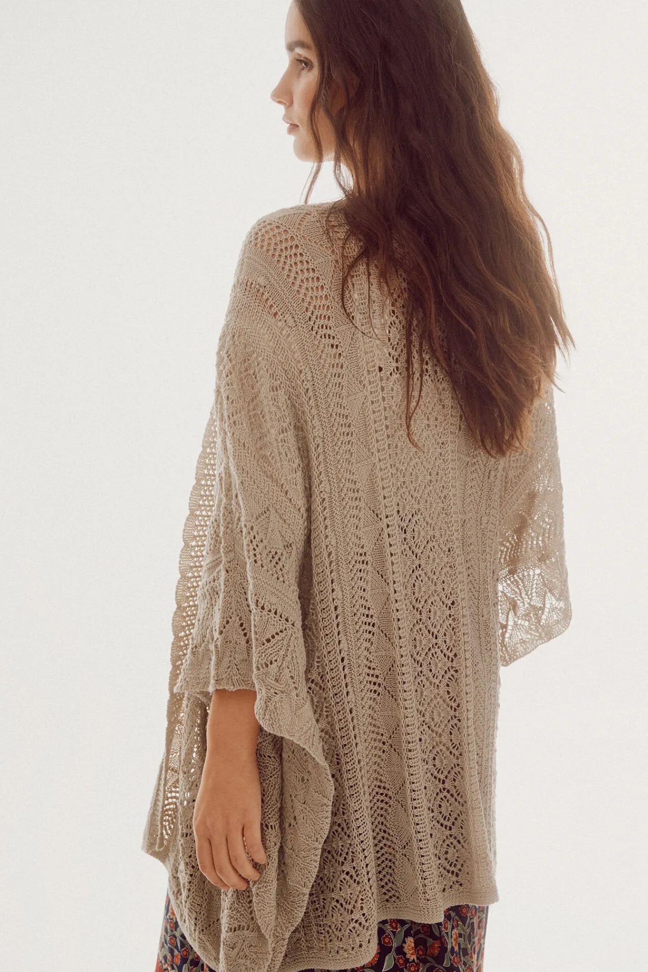Poncho Punto Calado^Slowlove Cheap