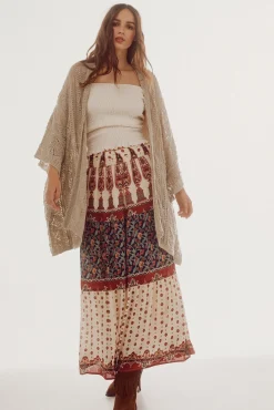 Poncho Punto Calado^Slowlove Cheap