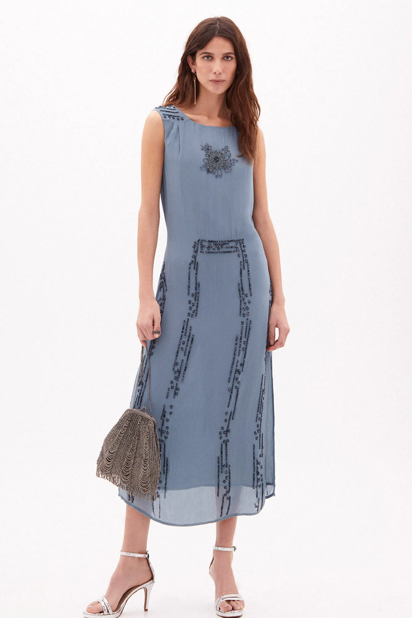Rita Vestido Midi Bordado^Hoss Intropia Store