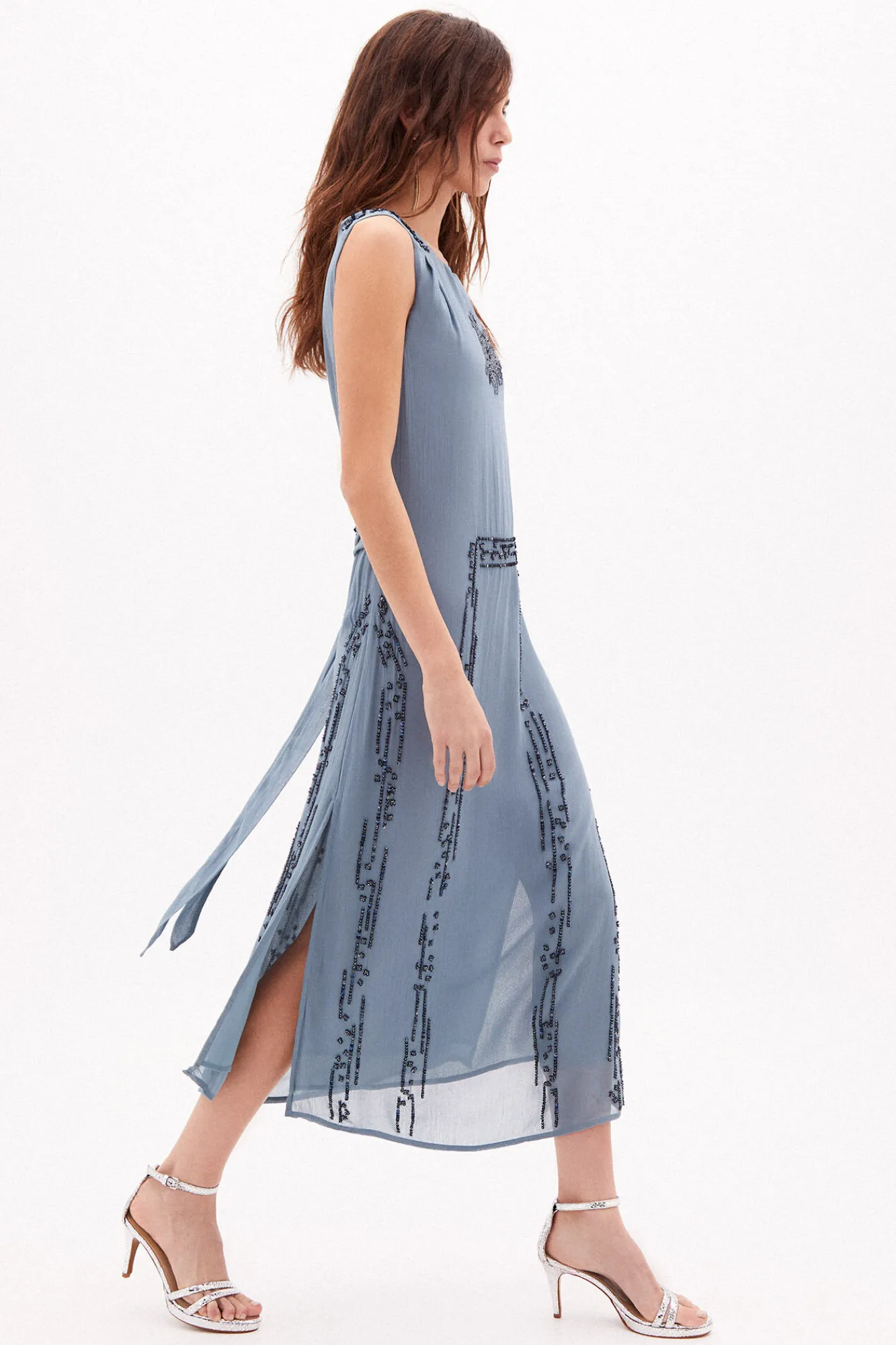 Rita Vestido Midi Bordado^Hoss Intropia Store