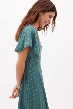 Sabrina Vestido Midi Con Lurex^Hoss Intropia Cheap