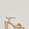 Sandalia Bloque Multi Straps De Piel^Pedro del Hierro Clearance
