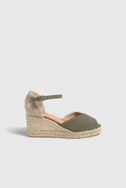 Sandalia Con Cuna Bianca Lona^Castaner Sale