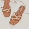 Sandalia Plana De Piel Con Planta Acolchada^Pedro del Hierro Shop