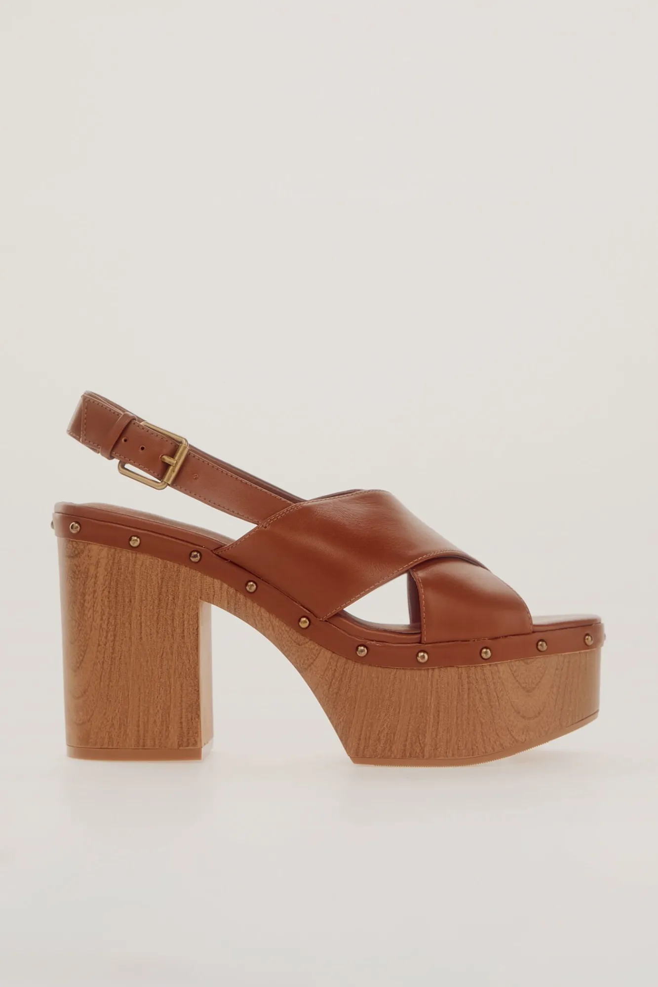 Sandalia Plataforma Estilo Madera^Slowlove Outlet