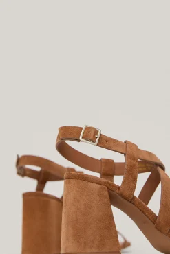 Sandalia Tacon Tiras De Ante^Pedro del Hierro Cheap