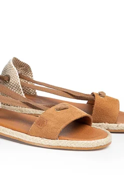Sandalias Clara Laz Serraje Cuero^Popa Store