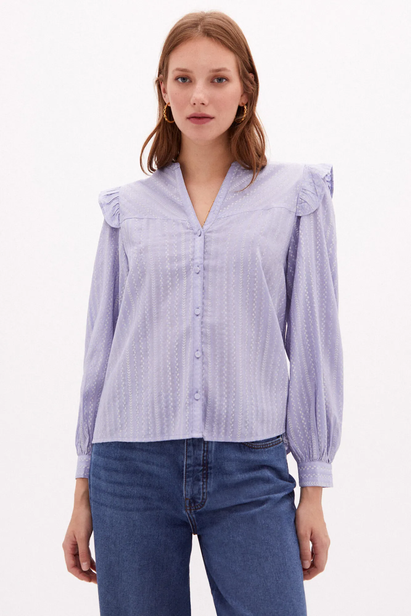 Stella Camisa En Jacquard^Hoss Intropia Discount
