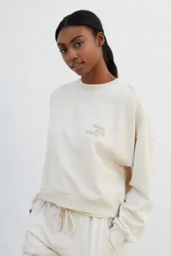 Sudadera 100% Algodon Blanca^Dash and Stars Clearance