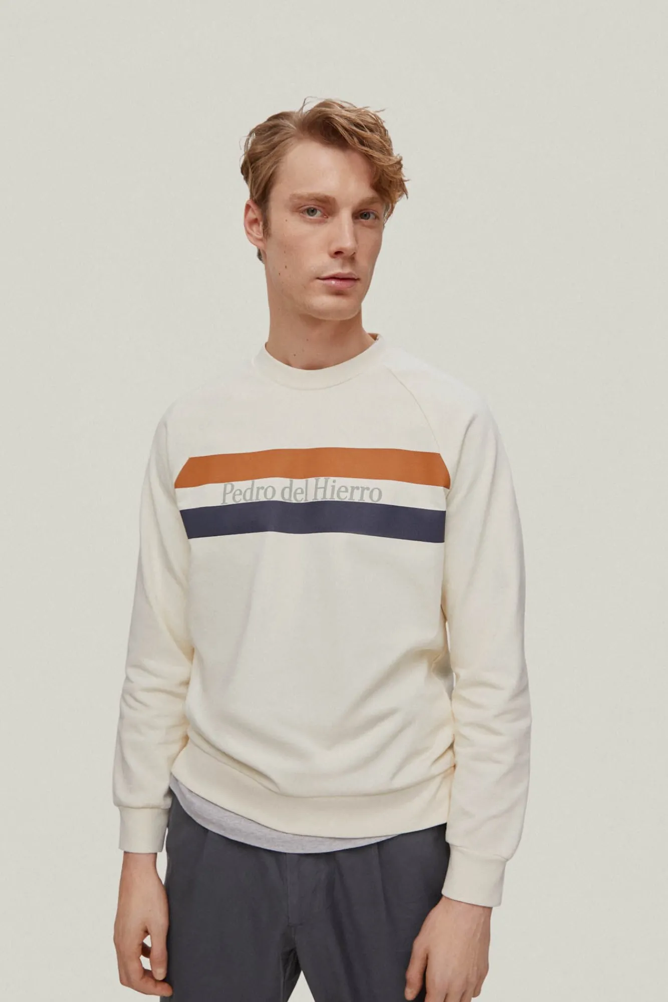 Sudadera Caja Logo Y Rayas^Pedro del Hierro Flash Sale