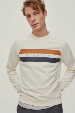 Sudadera Caja Logo Y Rayas^Pedro del Hierro Flash Sale
