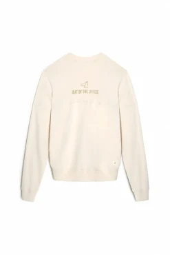 Sudadera Cuello Redondo Con Bordado Delantero^Ooto Cheap