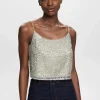 Top Corto Lentejuelas Tirantes^Esprit Best Sale