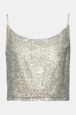 Top Corto Lentejuelas Tirantes^Esprit Best Sale