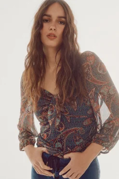 Top De Tul Estampado^Slowlove Best Sale