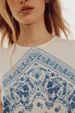 Top Fluido Con Print^Slowlove Best Sale