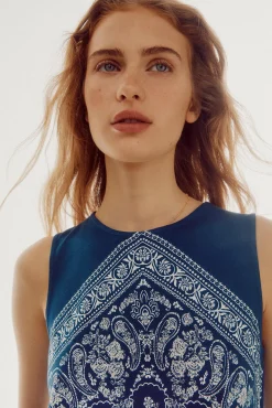 Top Fluido Con Print^Slowlove Cheap