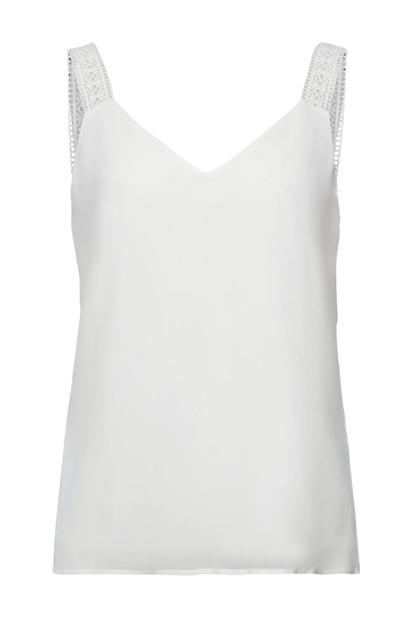 Top Lencero Encaje Viscosa^Esprit Clearance