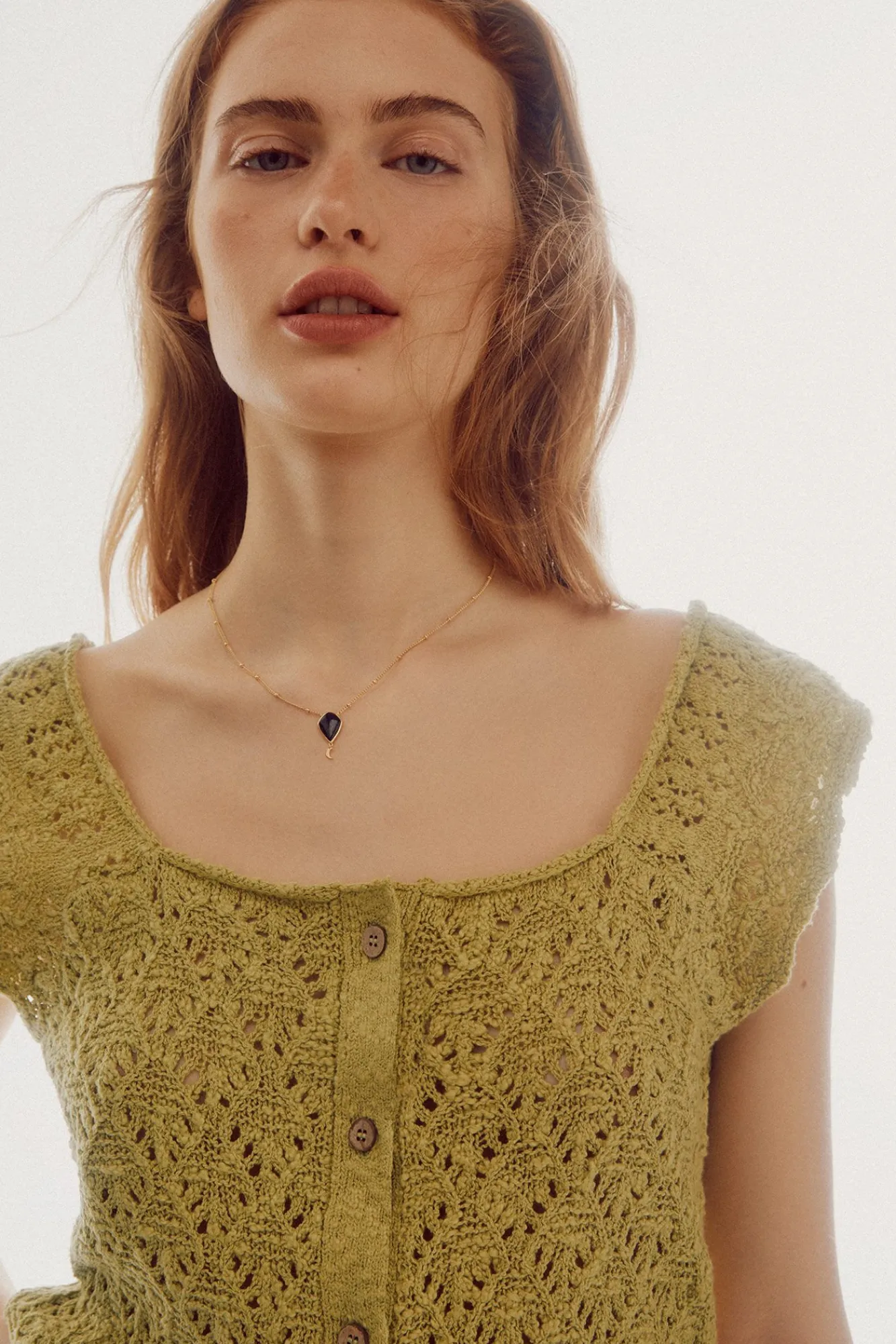 Top Rustico Botones^Slowlove Best Sale