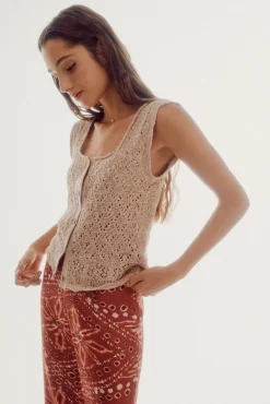 Top Rustico Botones^Slowlove Sale