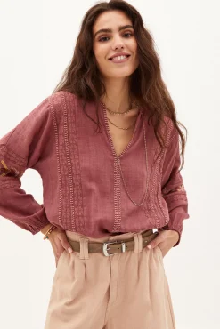 Triana Blusa Fluida Bordada^Hoss Intropia Best Sale
