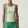 T-Shirt Laver Green Foliage/Oat Milk^Born Living Yoga Best Sale