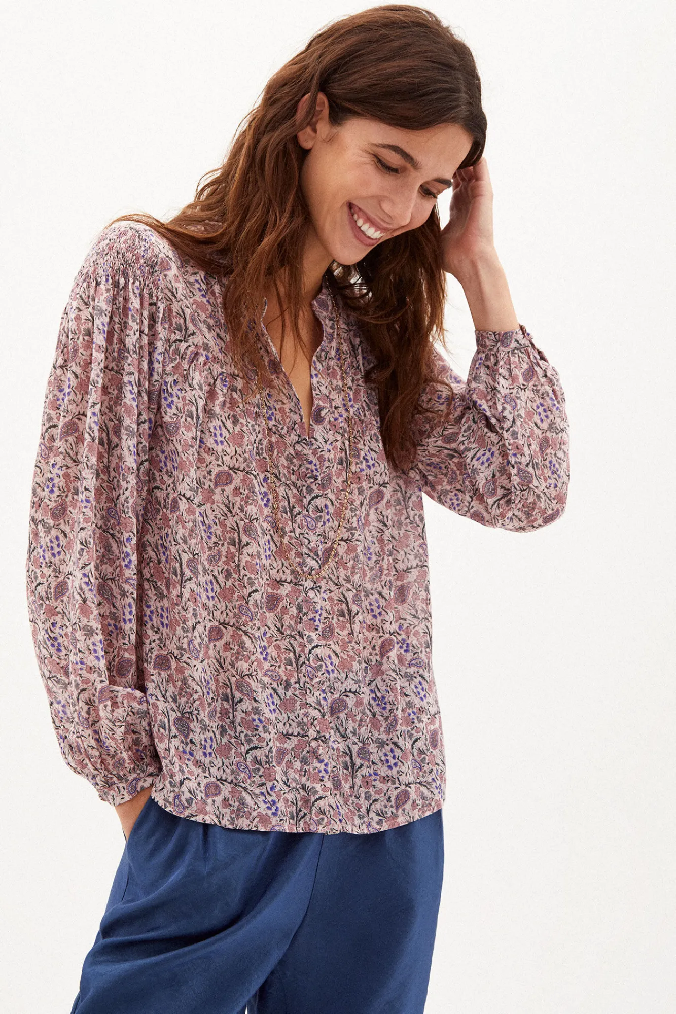 Vega Camisa Fluida Estampada^Hoss Intropia Fashion