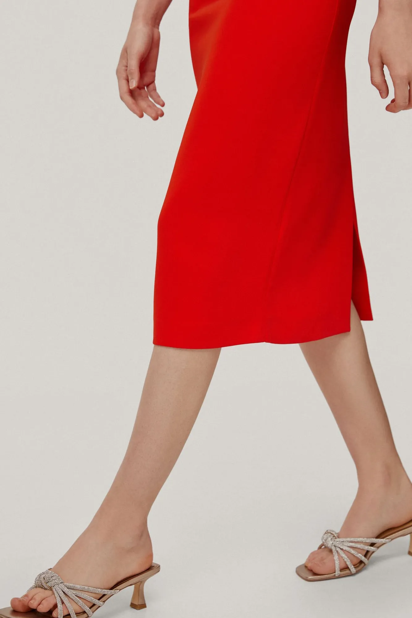 Vestido Ajustado Con Nudo^Pedro del Hierro Outlet