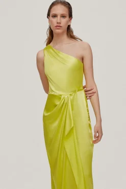 Vestido Asimetrico Satinado^Pedro del Hierro Best Sale