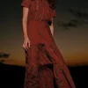 Vestido Bordados Perforados^Slowlove Online