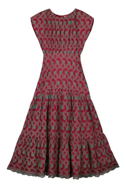 Vestido Bordados Perforados^Slowlove Online