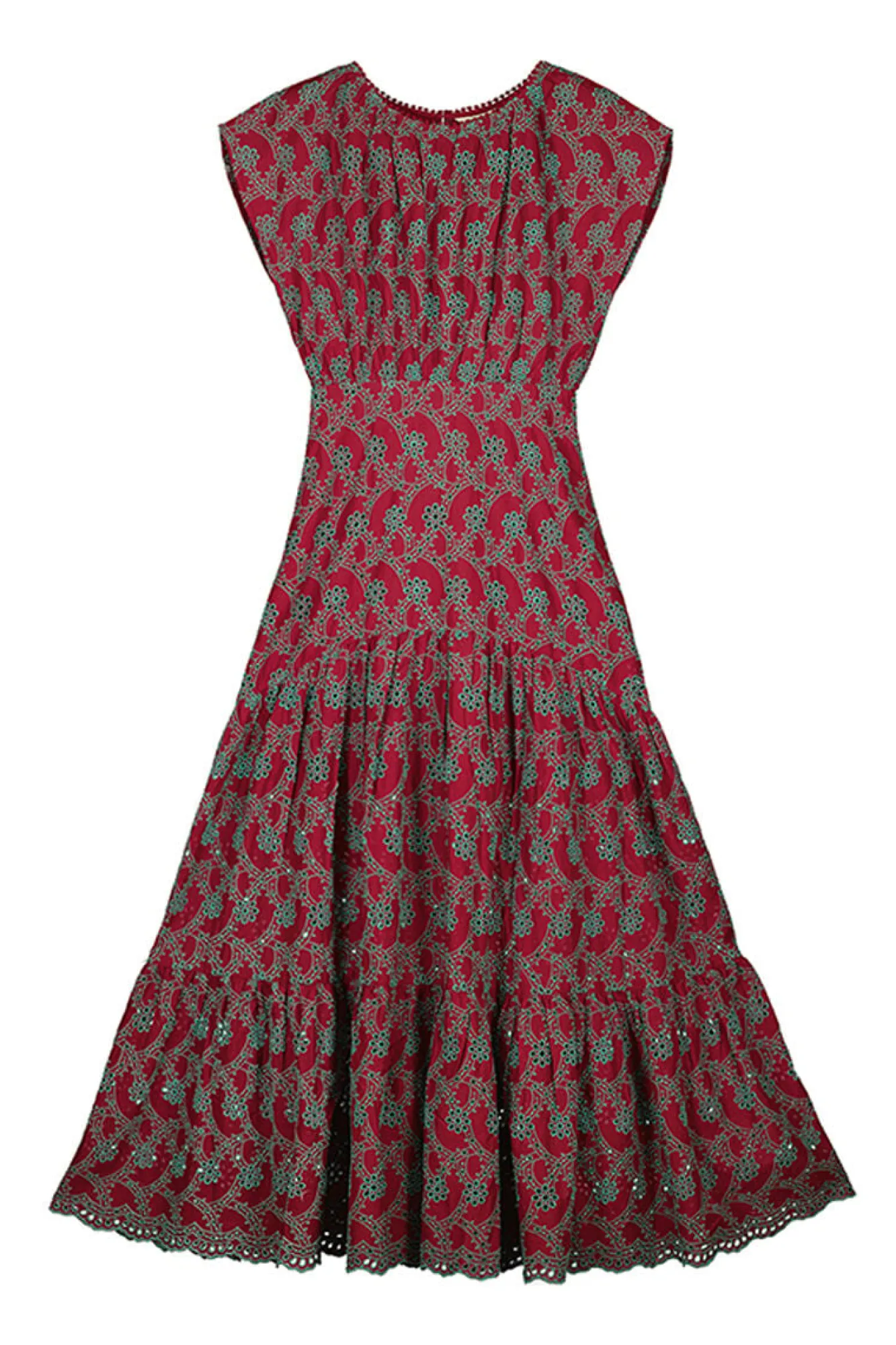 Vestido Bordados Perforados^Slowlove Online