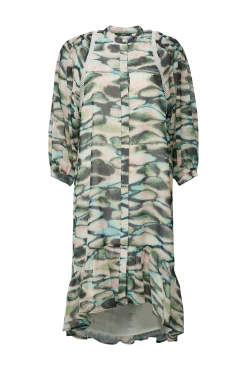 Vestido Chiffon Asimetrico Animal Print^Esprit Best Sale