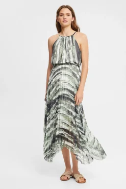 Vestido Chifon Estampado Midi Plisado^Esprit Fashion
