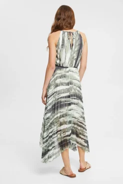 Vestido Chifon Estampado Midi Plisado^Esprit Fashion