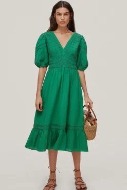 Vestido Con Bordado De Cintas^Pedro del Hierro Cheap