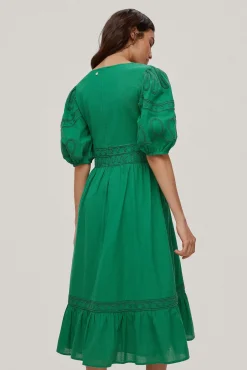 Vestido Con Bordado De Cintas^Pedro del Hierro Cheap
