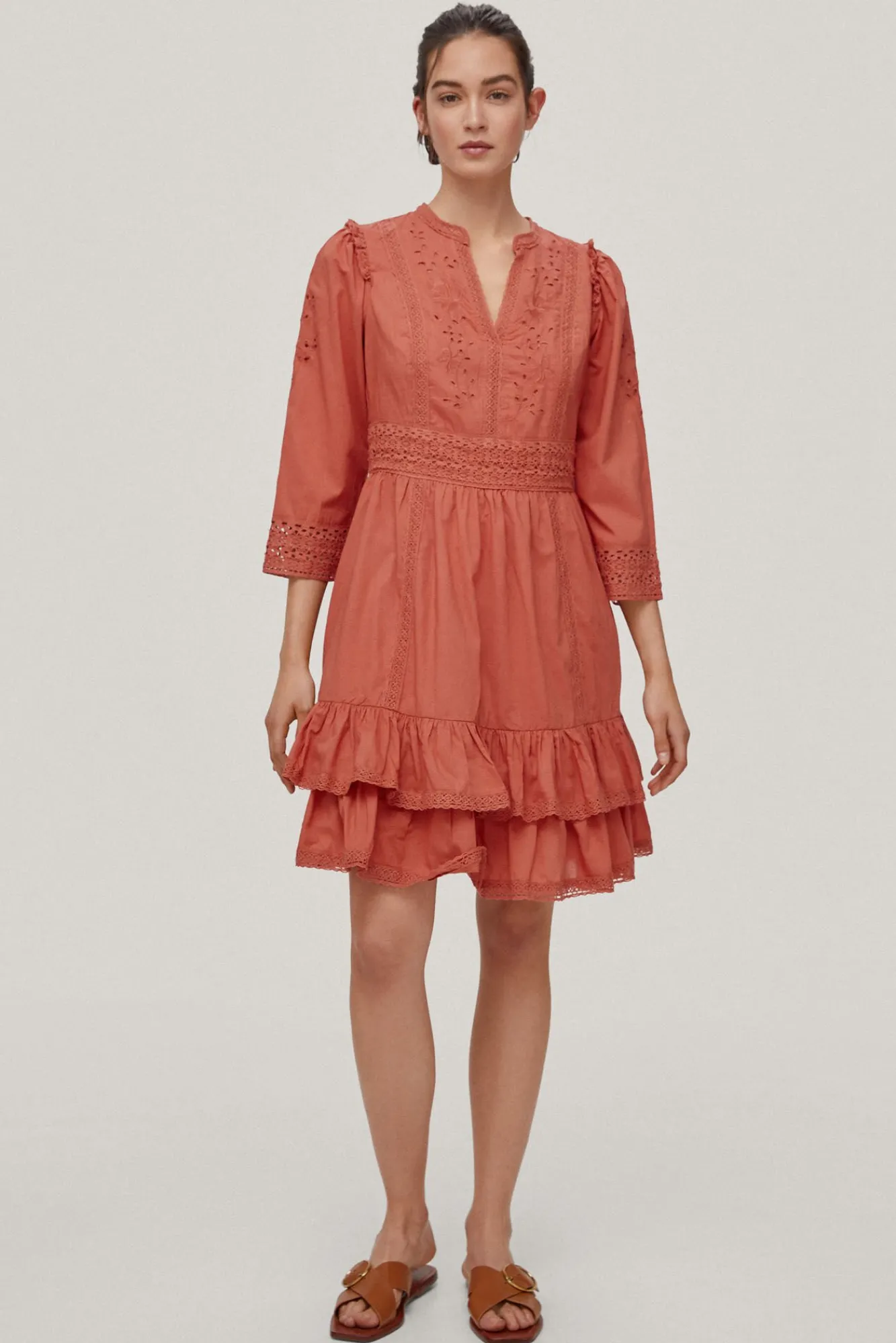 Vestido Corto Con Detalles^Pedro del Hierro Flash Sale