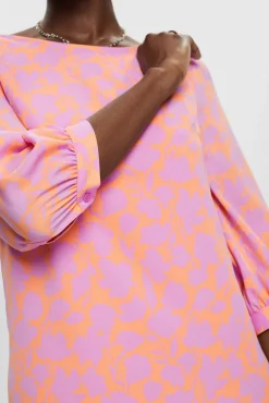 Vestido Corto Corte Recto Estampado Allover^Esprit Discount