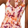 Vestido Corto Sin Mangas Estampado^Esprit New