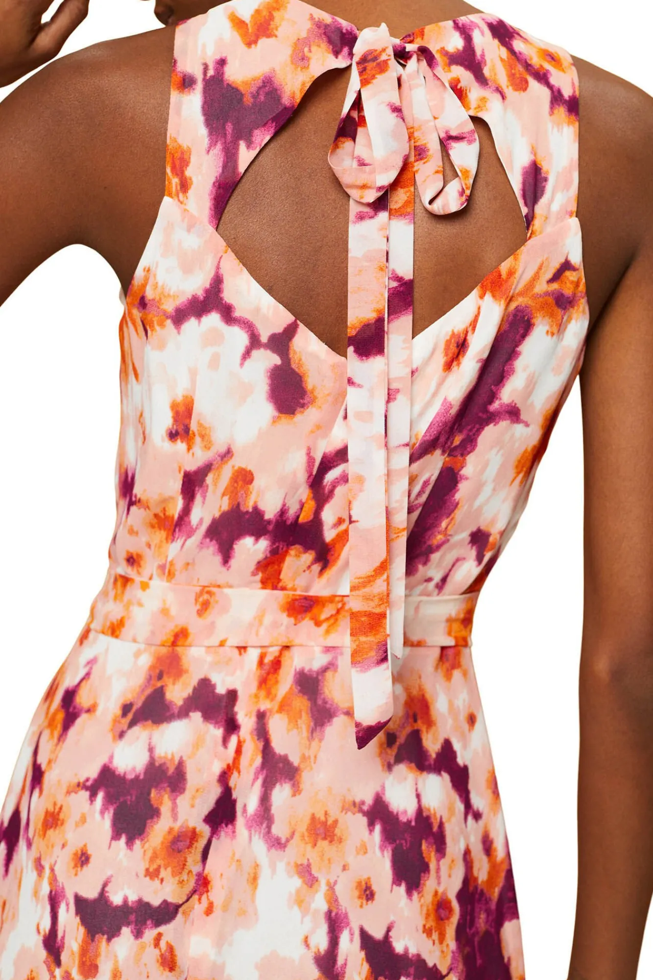 Vestido Corto Sin Mangas Estampado^Esprit New