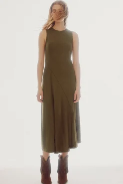 Vestido De Punto Midi^Slowlove New