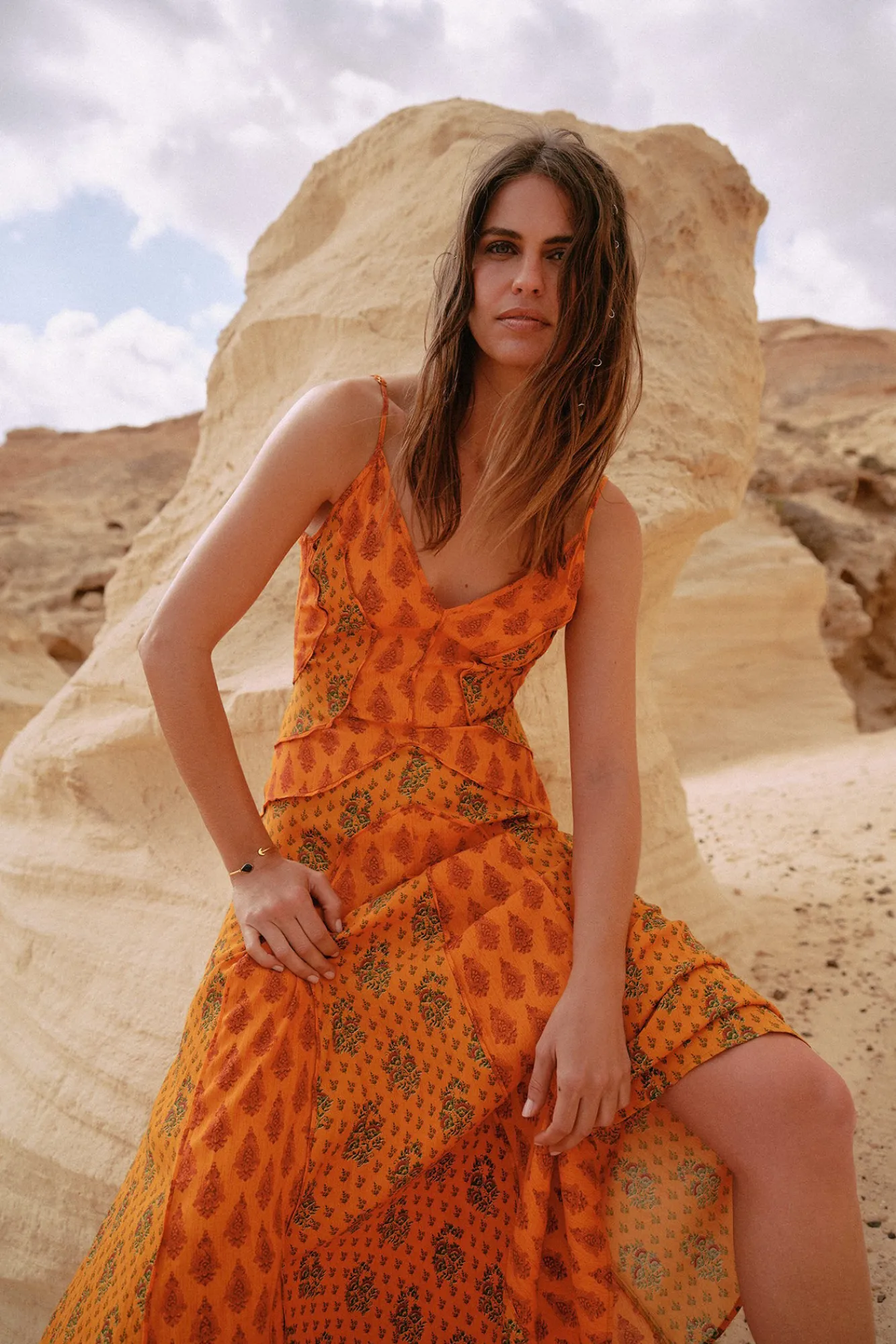 Vestido Estampado Largo^Slowlove Store