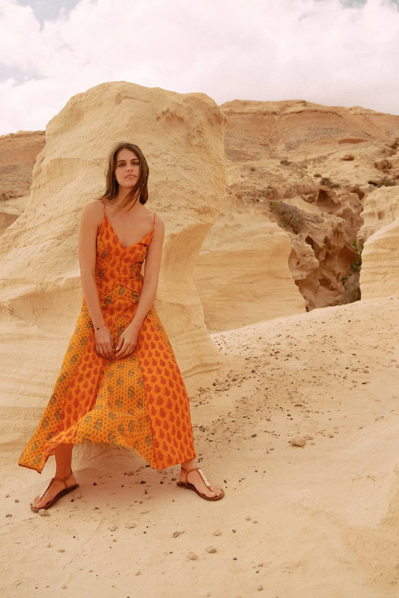 Vestido Estampado Largo^Slowlove Store