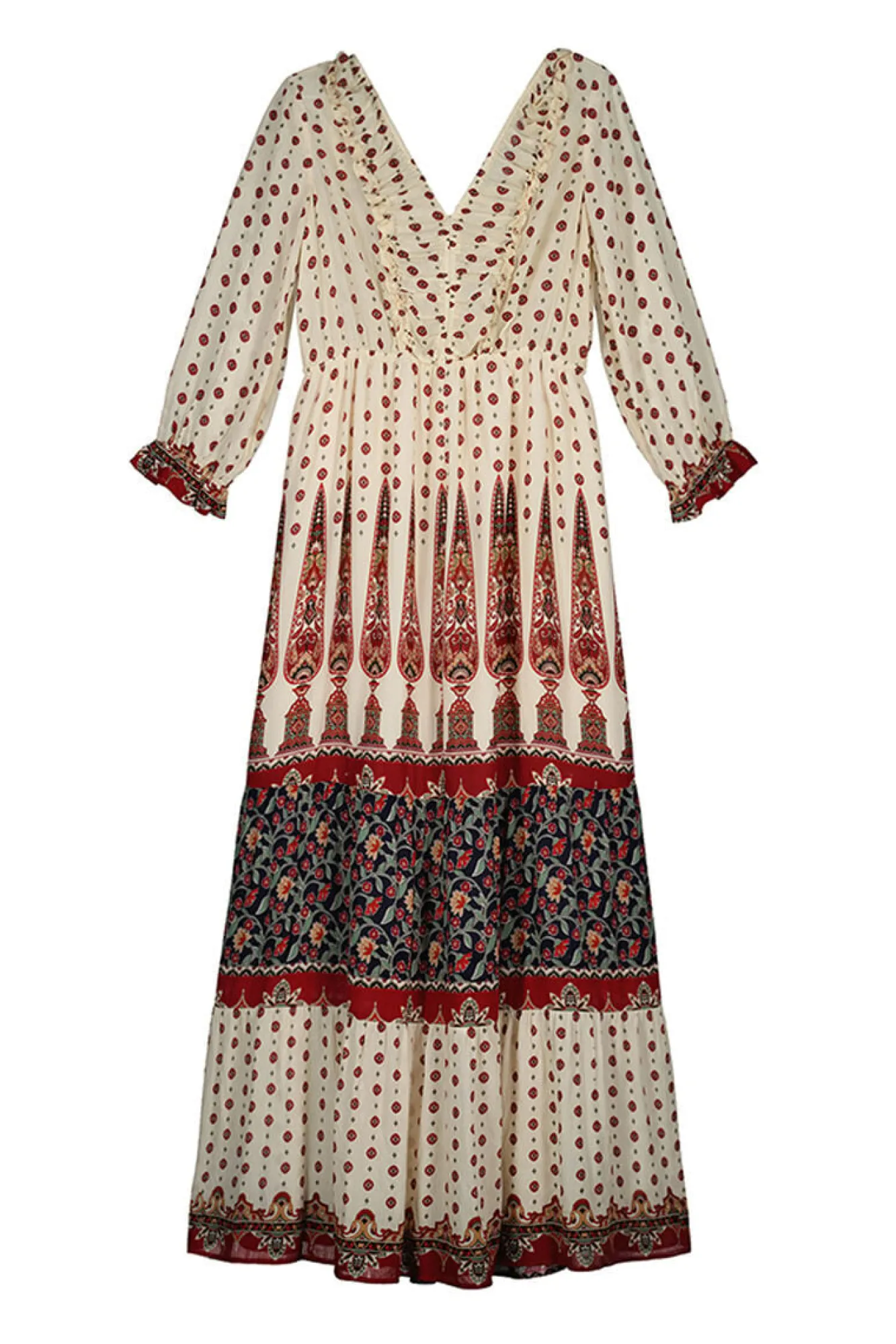 Vestido Estampado Largo^Slowlove Hot