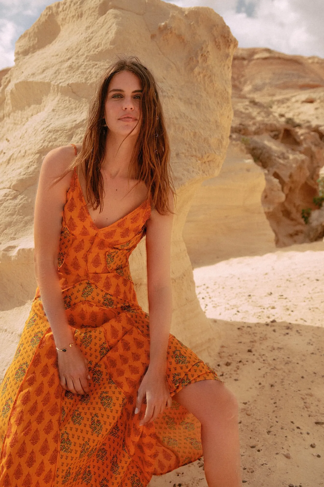 Vestido Estampado Largo^Slowlove Store