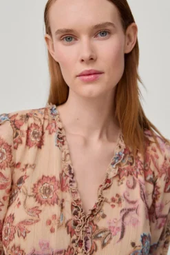 Vestido Estampado Volantes^Pedro del Hierro New