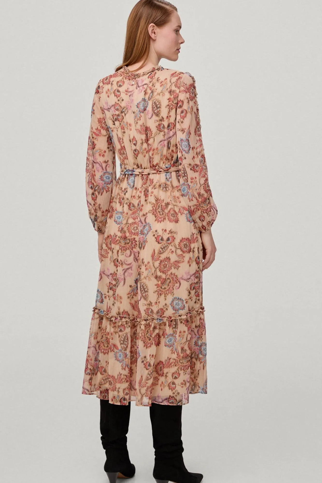 Vestido Estampado Volantes^Pedro del Hierro New