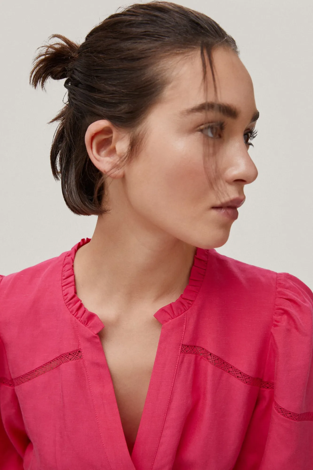 Vestido Falda Pisos Manga Abullanada^Pedro del Hierro Online
