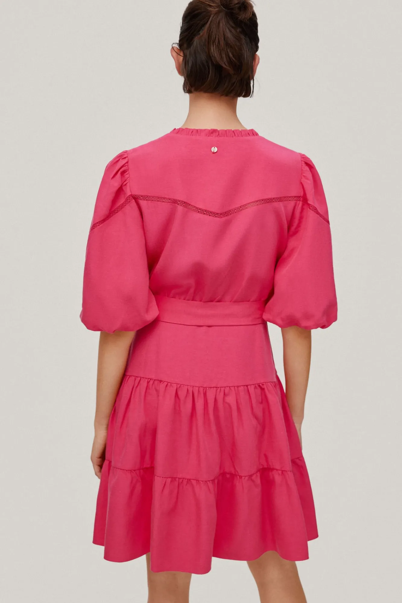 Vestido Falda Pisos Manga Abullanada^Pedro del Hierro Online